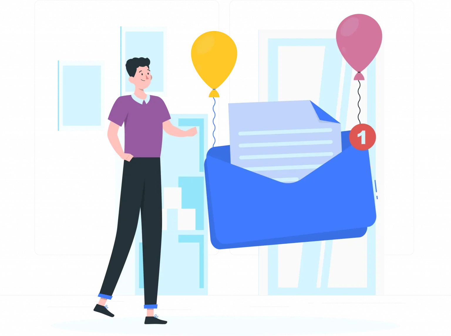 Contact illustration