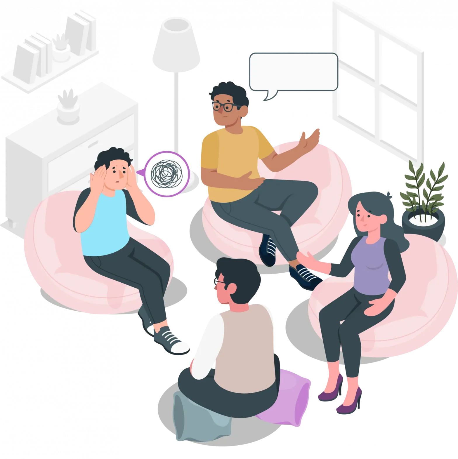 Group therapy session