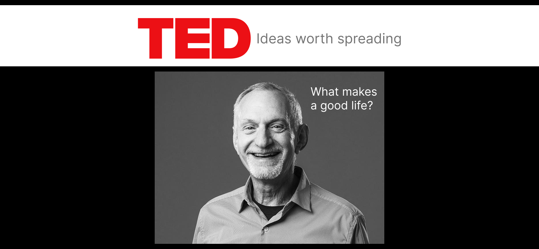 Robert Waldinger TED Talk