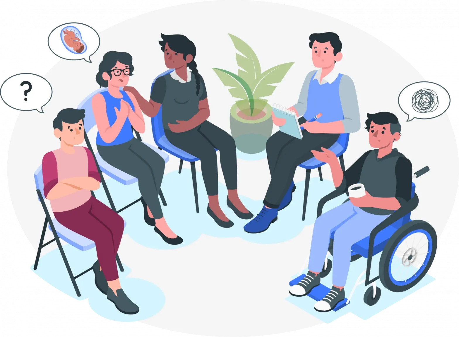 Support group session